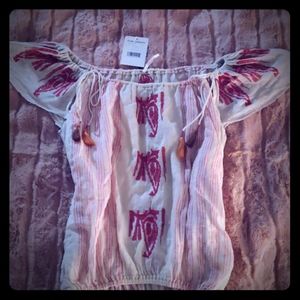 Free people beautiful top NWT